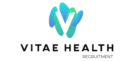 Vitae Health's logo takes you to their list of jobs