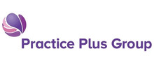 Practice Plus Group's logo takes you to their list of jobs