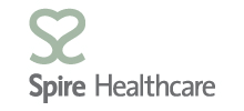 Spire Healthcare's logo takes you to their list of jobs